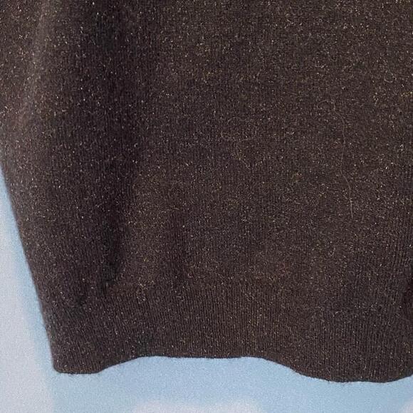 NWT Time and Tru Black Square Neck Tank Top Size M 8-10 Sparkles Sweater - Picture 4 of 13